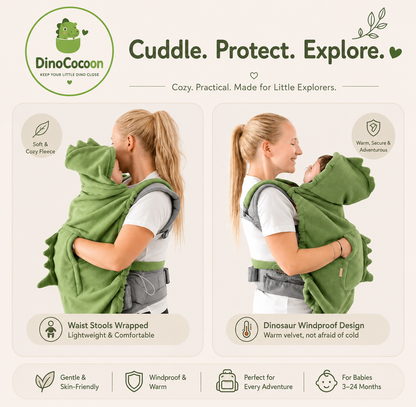 DinoCocoon™ — Baby Carrier Cover