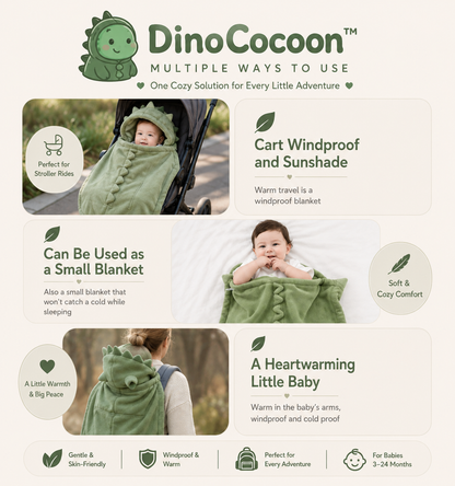 DinoCocoon™ — Baby Carrier Cover